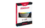 Kingston Technology 16 GB 3600 MT/s DDR4 CL16 DIMM 1Gx8 FURY Renegade RGB Memoria RAM 16 16 GB 1 x 16 GB DDR4