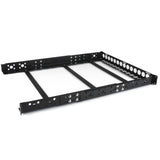 StarTech.com Carriles para Rack de Servidores 1U Universales - Carriles con Profundidad Ajustable para Armario Rack de 19" Rack Carril de rack Negro Acero 25 kg