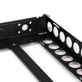 StarTech.com Carriles para Rack de Servidores 1U Universales - Carriles con Profundidad Ajustable para Armario Rack de 19" Rack Carril de rack Negro Acero 25 kg