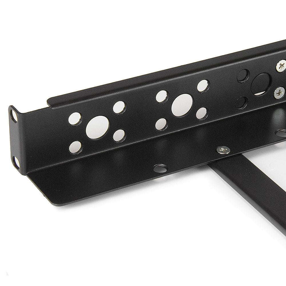 StarTech.com Carriles para Rack de Servidores 1U Universales - Carriles con Profundidad Ajustable para Armario Rack de 19" Rack Carril de rack Negro Acero 25 kg