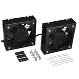 Tripp Lite SRFANWM Juego de Ventilador de Techo SmartRack para Instalación en Pared, 2 ventiladores de alto rendimiento 