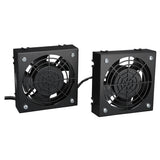 Tripp Lite SRFANWM Juego de Ventilador de Techo SmartRack para Instalación en Pared, 2 ventiladores de alto rendimiento 