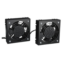 Tripp Lite SRFANWM Juego de Ventilador de Techo SmartRack para Instalación en Pared, 2 ventiladores de alto rendimiento 