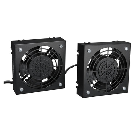 Tripp Lite SRFANWM Juego de Ventilador de Techo SmartRack para Instalación en Pared, 2 ventiladores de alto rendimiento 