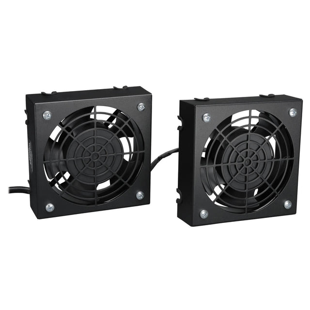 Tripp Lite SRFANWM Juego de Ventilador de Techo SmartRack para Instalación en Pared, 2 ventiladores de alto rendimiento 