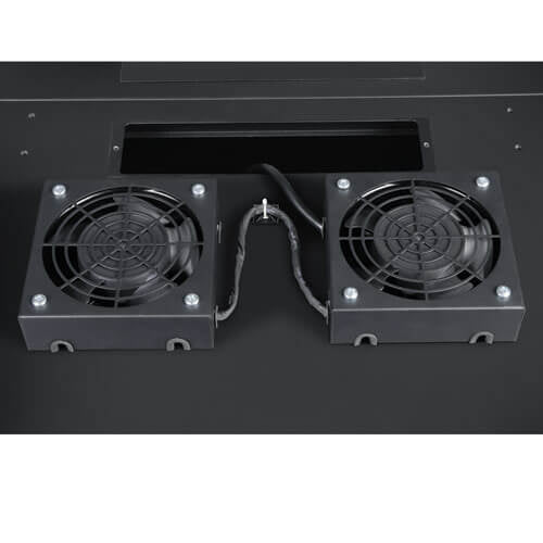 Tripp Lite SRFANWM Juego de Ventilador de Techo SmartRack para Instalación en Pared, 2 ventiladores de alto rendimiento 