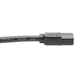 Tripp Lite P005-010 Cable de Alimentación para Servicio Pesado para PDU, C13 a C14 - 15A, 250V, 14 AWG, 3.05 m [10 pies]