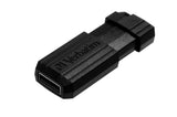 Verbatim PinStripe - Unidad USB de 64 GB - Negro Memoria Flash 64 GB USB tipo A 2.0 10 MB/s