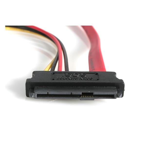 StarTech.com Adaptador Cable de 45cm Divisor SAS 29 Pines a Molex Macho LP4 y SATA - SFF-8482 Cable 0,457 m SATA de 15 pines LP4 M, SAS 29 Pin Plug Derecho