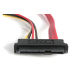 StarTech.com Adaptador Cable de 45cm Divisor SAS 29 Pines a Molex Macho LP4 y SATA - SFF-8482 Cable 0,457 m SATA de 15 pines LP4 M, SAS 29 Pin Plug Derecho
