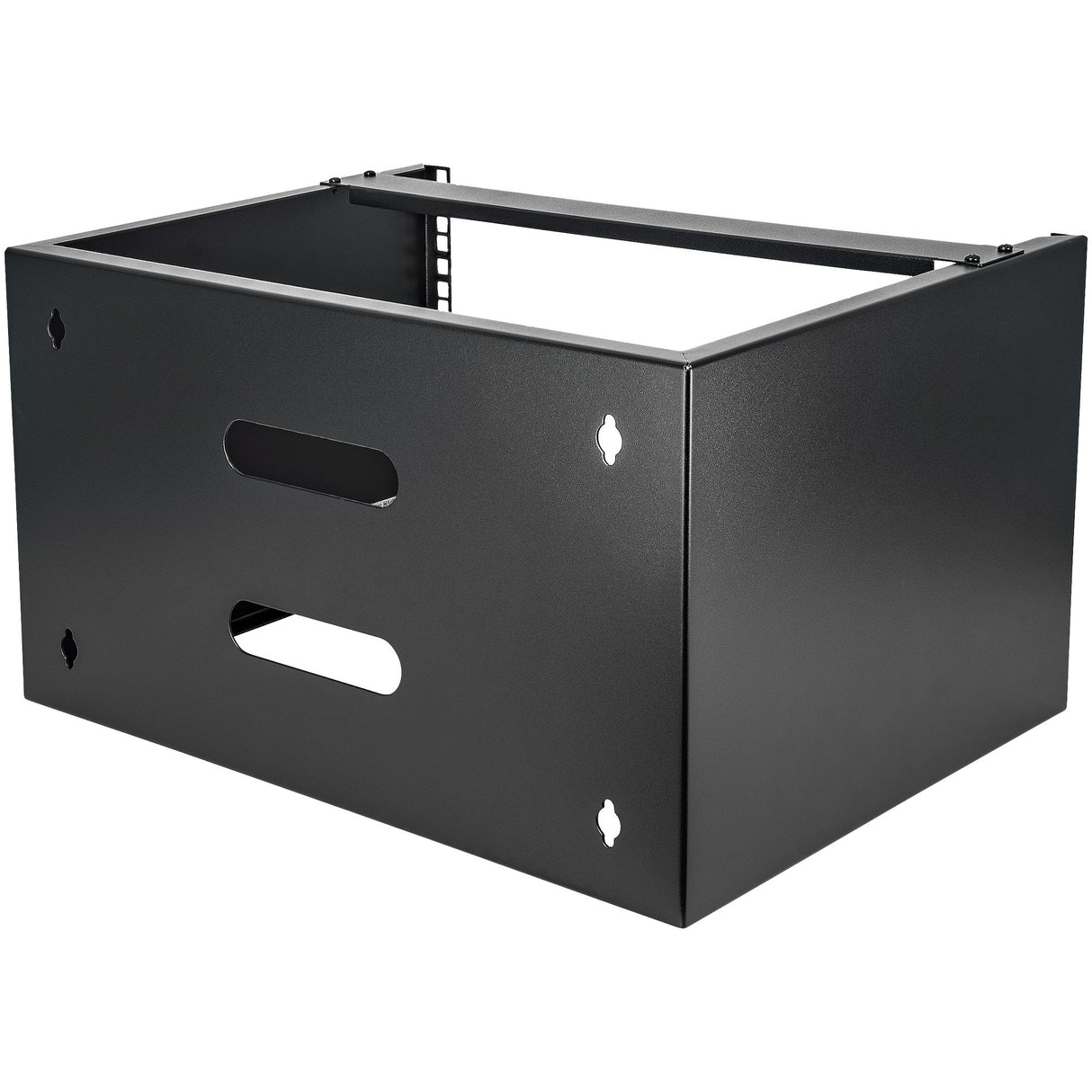 StarTech.com Soporte Montaje en Pared de 6U 12in Profundidad Rack Horizontal para Patch Panel Parcheo Rack 6U Bastidor de pared 20 kg Negro
