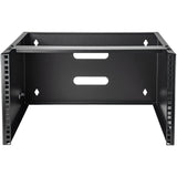 StarTech.com Soporte Montaje en Pared de 6U 12in Profundidad Rack Horizontal para Patch Panel Parcheo Rack 6U Bastidor de pared 20 kg Negro