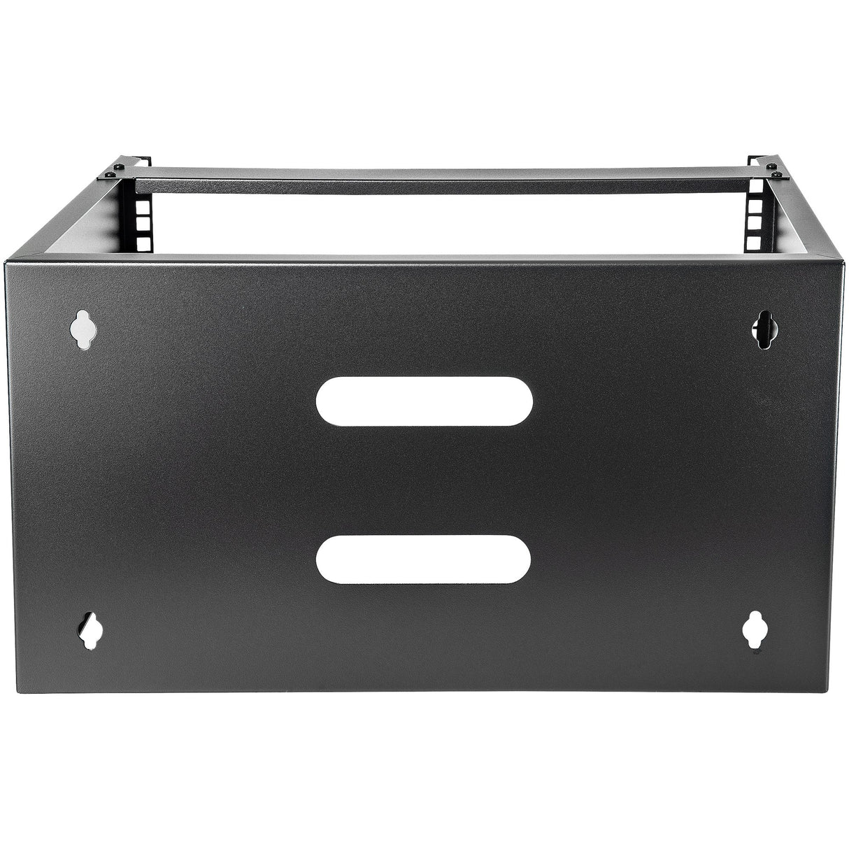 StarTech.com Soporte Montaje en Pared de 6U 12in Profundidad Rack Horizontal para Patch Panel Parcheo Rack 6U Bastidor de pared 20 kg Negro