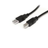 StarTech.com Cable USB Activo de 10m para Impresora - 1x USB A Macho - 1x USB B Macho - Adaptador Negro Cable USB 2.0 USB A USB B Macho