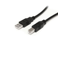 StarTech.com Cable USB Activo de 10m para Impresora - 1x USB A Macho - 1x USB B Macho - Adaptador Negro Cable USB 2.0 USB A USB B Macho