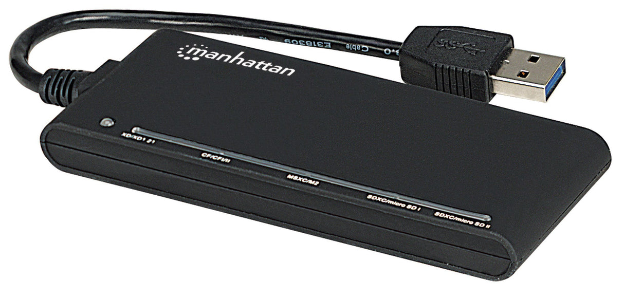 Manhattan 101653 lector de tarjetas 5000 Mbit/s Negro Si Poder, Estado