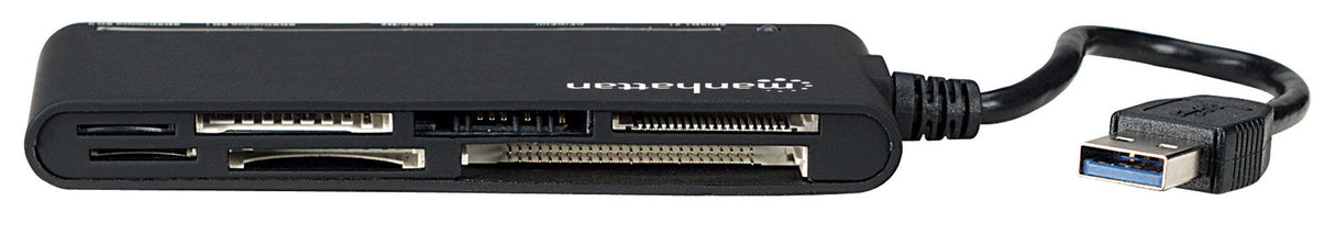 Manhattan 101653 lector de tarjetas 5000 Mbit/s Negro Si Poder, Estado