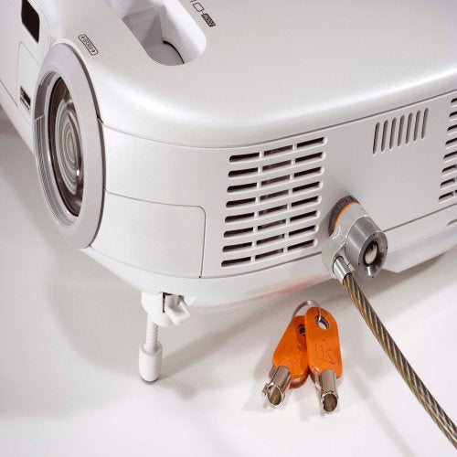 Kensington Candado con llave para portátiles MicroSaver® Cable Negro, Gris Llave Barra en T Acero
