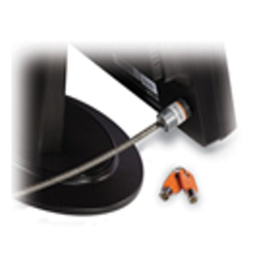 Kensington Candado con llave para portátiles MicroSaver® Cable Negro, Gris Llave Barra en T Acero