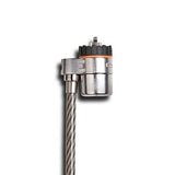Kensington Candado con llave para portátiles MicroSaver® Cable Negro, Gris Llave Barra en T Acero