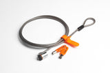 Kensington Candado con llave para portátiles MicroSaver® Cable Negro, Gris Llave Barra en T Acero