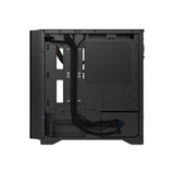 Balam Rush Carbono Crystal 4000C Mini Tower Negro, Micro ATX, Mini-ITX, Metal