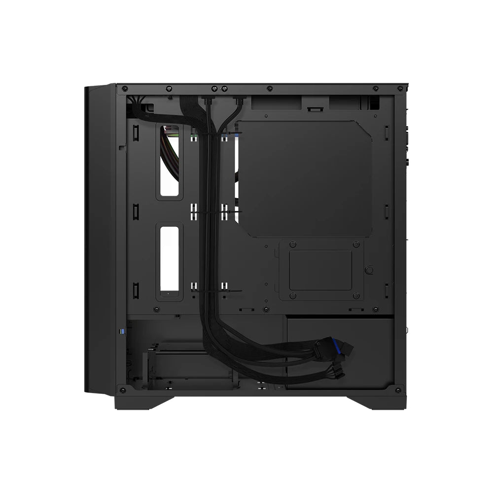 Balam Rush Carbono Crystal 4000C Mini Tower Negro