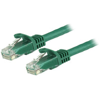 StarTech.com Cable de 0,5m Verde de Red Gigabit Cat6 Ethernet RJ45 sin Enganche - Snagless Cables de red 0,5 m Cat6 RoHS