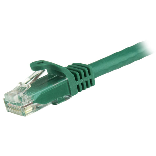 StarTech.com Cable de 0,5m Verde de Red Gigabit Cat6 Ethernet RJ45 sin Enganche - Snagless Cables de red 0,5 m Cat6 RoHS