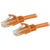 StarTech.com Cable de 1m Naranja de Red Gigabit Cat6 Ethernet RJ45 sin Enganche - Snagless Cables de red 1 m Cat6 RoHS