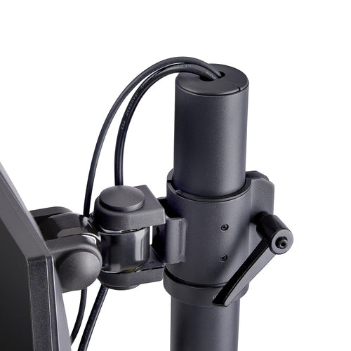StarTech.com Soporte de Sobremesa para Dos Monitores Apilados Verticalmente de 49" 16:9 o 32:9 - Capacidad de Carga
