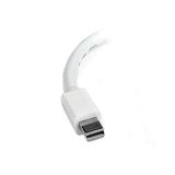 StarTech.com Adaptador Conversor de Vídeo Mini DisplayPort DP a HDMI - 1920x1200 - Pasivo - Blanco Cable Derecho Derecho 0,12 m Mini-DisplayPort