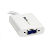 StarTech.com Adaptador Conversor de Vídeo Mini DisplayPort DP a VGA - 1920x1200 - Activo- Blanco