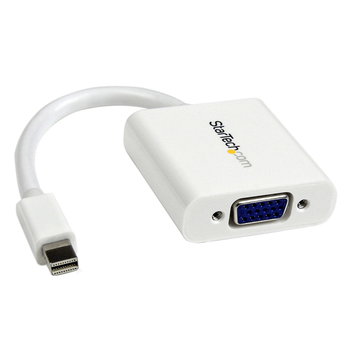 StarTech.com Adaptador Convertidor de Video Mini DisplayPort DP a VGA - 1920x1200 - Activo - Blanco, VGA (D-Sub), Macho, Hembra