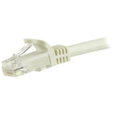 StarTech.com Cable de Red Ethernet Cat6 Sin Enganche de 5m Blanco - Cable Patch Snagless RJ45 UTP Cable Blanco 5 m Cat6 U/UTP (UTP)