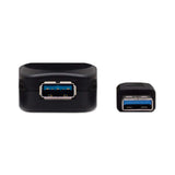 Manhattan Cable alargador USB-A a USB-A activo, 5 m, macho a hembra, 5 Gbps (USB 3.0), repetidor integrado, negro, 3 años de garantía, equivalente a USB2AAEXT5M Cable USB 3.2 Gen 1 (3.1 Gen 1) USB A USB A Macho/Hembra