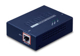 PLANET POE-E201 ampliador de red Transmisor y receptor de red Azul