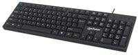 Manhattan 179324 Teclado Oficina Alámbrico USB Interruptor mecánico