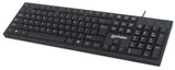 Manhattan 179324 teclado Oficina USB QWERTZ Negro