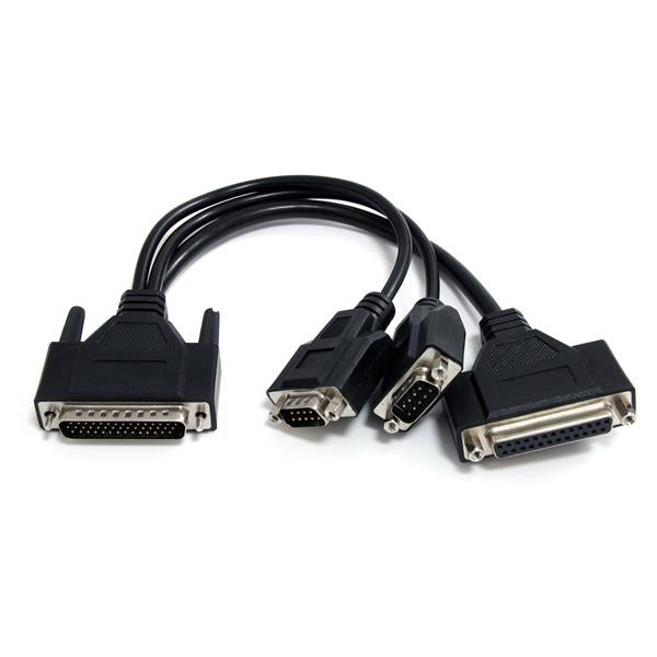 StarTech.com Tarjeta Adaptadora PCI Express PCIe 2 Puertos Serie 1 Paralelo con Cable Multiconector RS232 Serial Tarjeta
