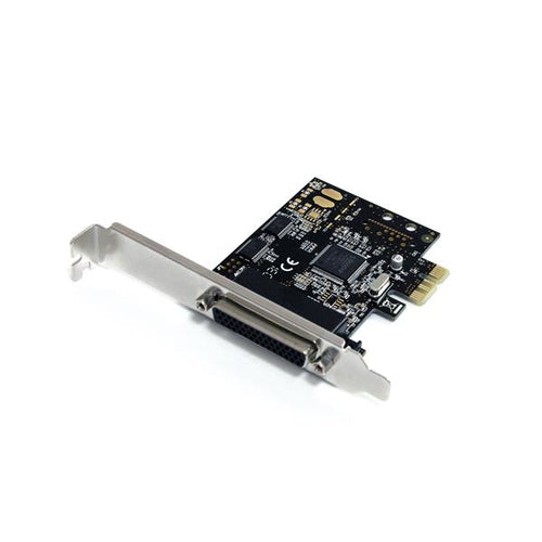 StarTech.com Tarjeta Adaptadora PCI Express PCIe 2 Puertos Serie 1 Paralelo con Cable Multiconector RS232 Serial Tarjeta