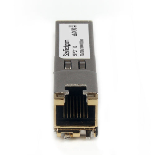 StarTech.com Módulo Transceptor SFP Compatible con el Modelo SFP-GE-T de Cisco - 1000BASE-T - SFP a RJ45 Cat6 / Cat5e - 