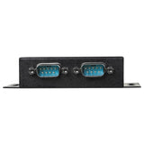 StarTech.com Concentrador Hub Industrial de 2 Puertos Serie Serial RS232 a USB Montaje Riel DIN Pared hubs de interfaz USB 2.0 Type-B De serie 2 2