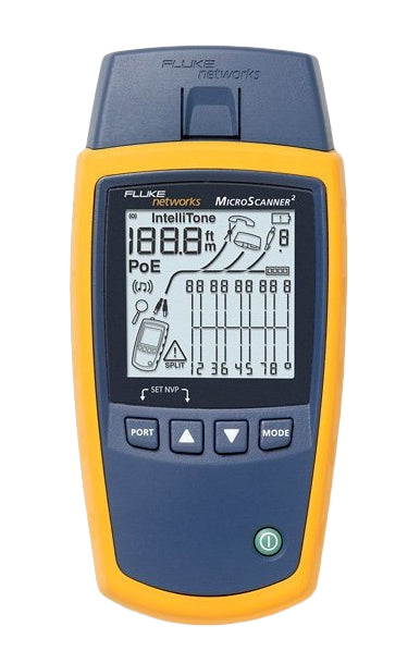 Fluke MicroScanner² Gris, LCD, UTP, FTP, MS2-KIT | Comprobadores de cables de red