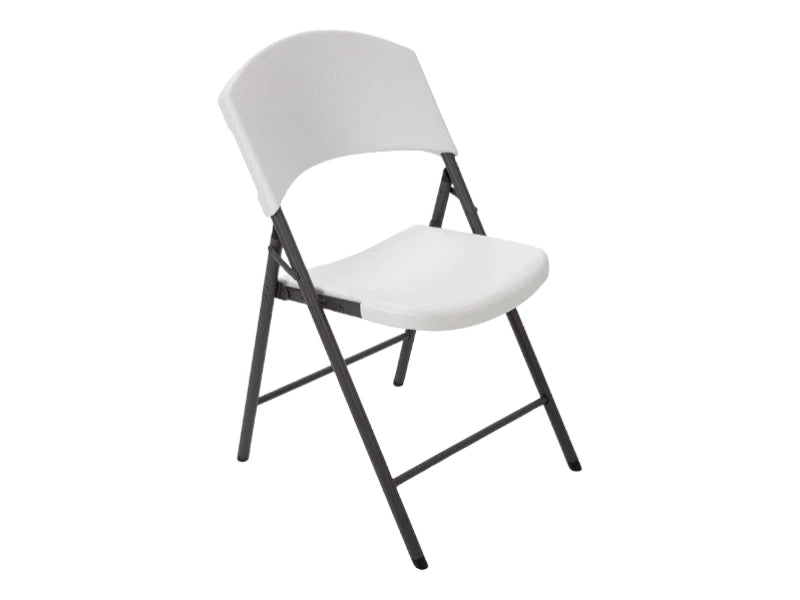 Lifetime Silla Plegable 2810, 83.9 cm, Blanca, Metal y Plástico