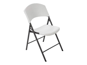 Lifetime 2810 silla de jardín Asiento duro Respaldo duro Polietileno de Alta Densidad (HDPE) Blanco
