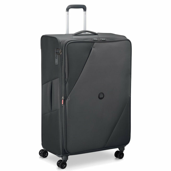 Delsey MARINGA Maleta Cubierta suave Negro 118.85 L Poliéster, 4 rueda(s), Rueda giratoria, Cerradura de combinación de 