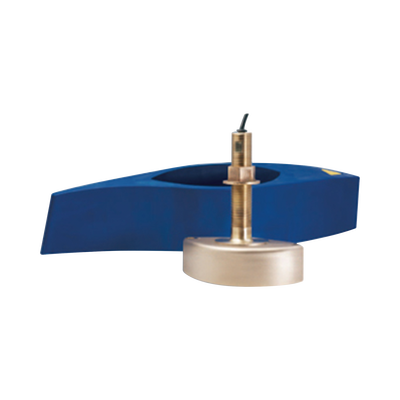 Sensor de Profundidad y Temperatura B258 / 1 kW RMS / Frecuencias Duales 50-200 kHz / Rango de Profundidad 500 m / Bronce / Instalación Thru-Hull / Co