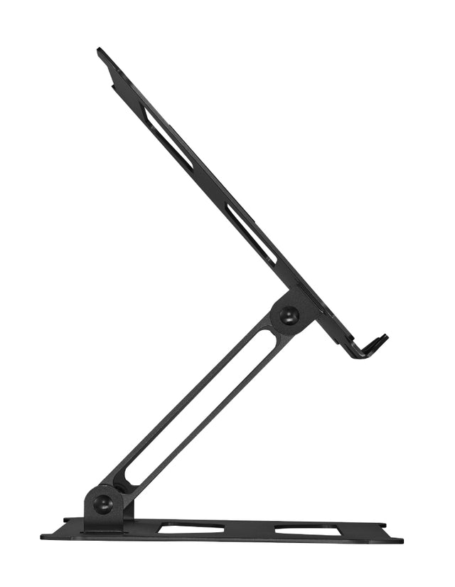 Acteck Vault Top Pro BE610 Soporte para computadora portátil Negro 33 cm (13"), Aluminio, 250 mm