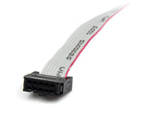 StarTech.com Adaptador de 0.4m Header Cabezal Bracket Serie Serial DB9 RS232 a IDC 10 Pines Placa Base Perfil Bajo piezas de ordenador Small Form Factor (SFF) Otro Gris IDC